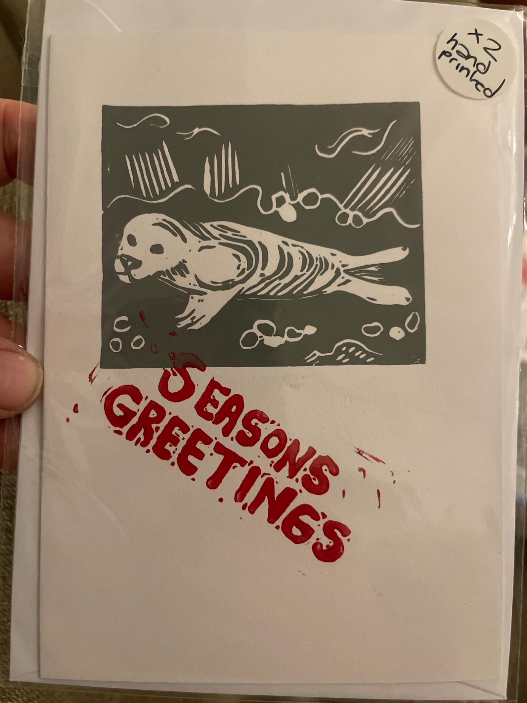 Seal seasons greetings - 2 pack
