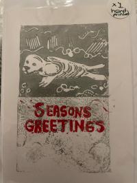 Seal seasons greetings -1 card 