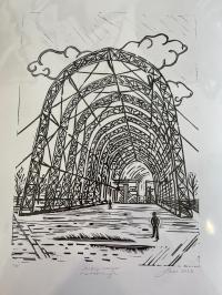 Airship Hangar Unframed o/e